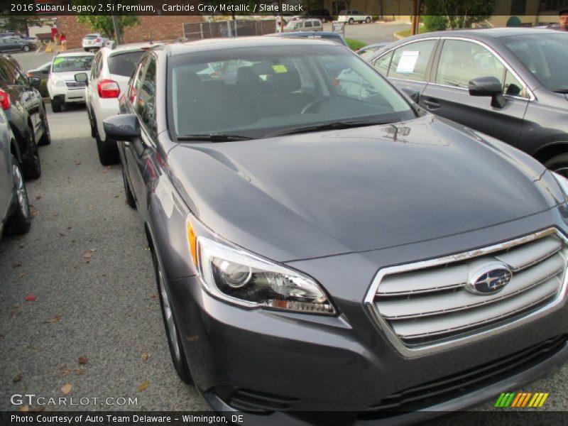 Carbide Gray Metallic / Slate Black 2016 Subaru Legacy 2.5i Premium