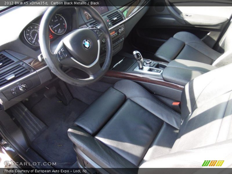 Carbon Black Metallic / Black 2012 BMW X5 xDrive35d