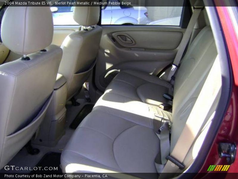 Merlot Pearl Metallic / Medium Pebble Beige 2004 Mazda Tribute ES V6