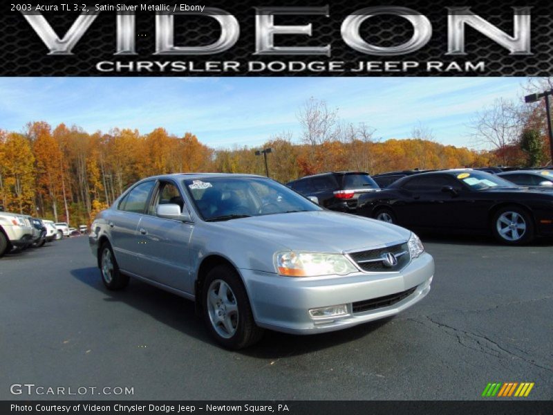 Satin Silver Metallic / Ebony 2003 Acura TL 3.2