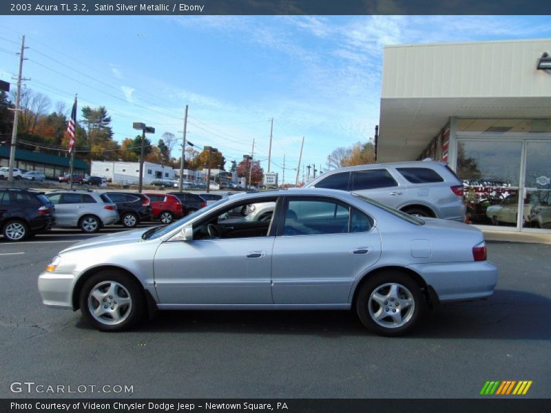 Satin Silver Metallic / Ebony 2003 Acura TL 3.2