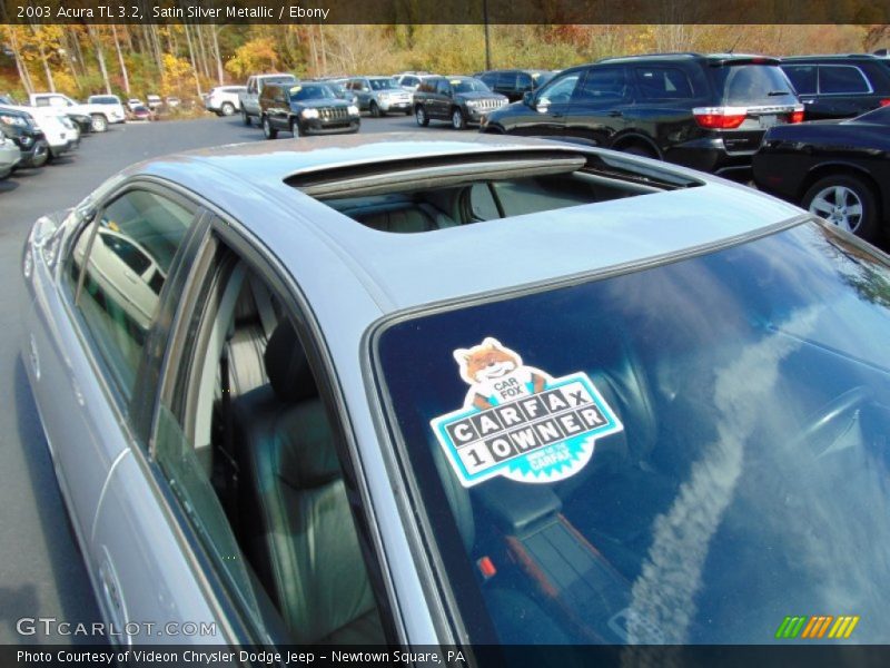 Satin Silver Metallic / Ebony 2003 Acura TL 3.2