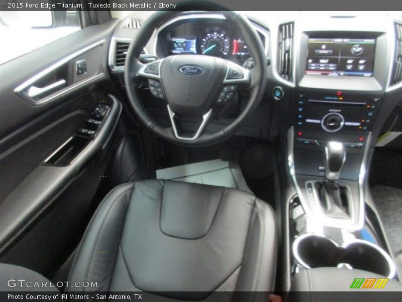 Tuxedo Black Metallic / Ebony 2015 Ford Edge Titanium