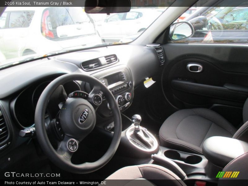 Titanium Gray / Black 2016 Kia Soul