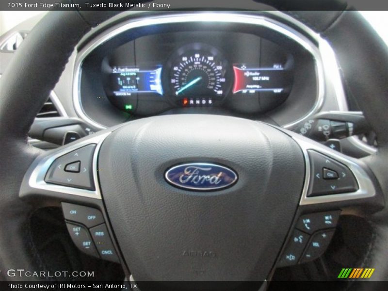 Tuxedo Black Metallic / Ebony 2015 Ford Edge Titanium