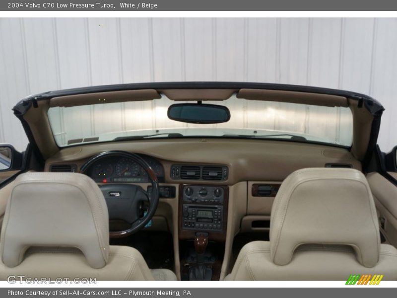 White / Beige 2004 Volvo C70 Low Pressure Turbo