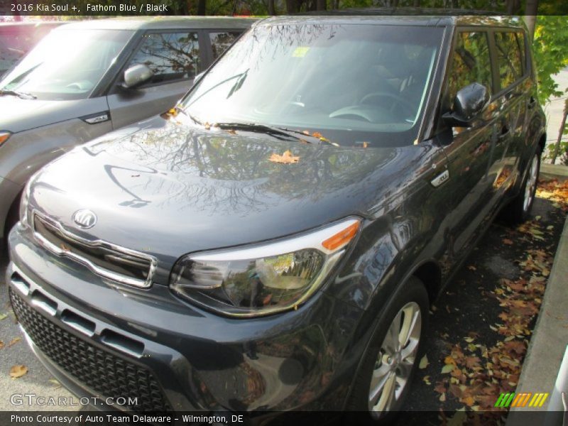 Fathom Blue / Black 2016 Kia Soul +