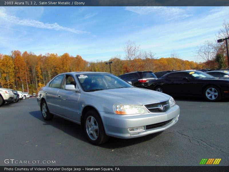 Satin Silver Metallic / Ebony 2003 Acura TL 3.2