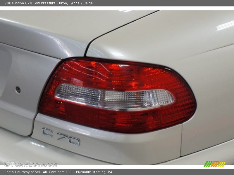 White / Beige 2004 Volvo C70 Low Pressure Turbo