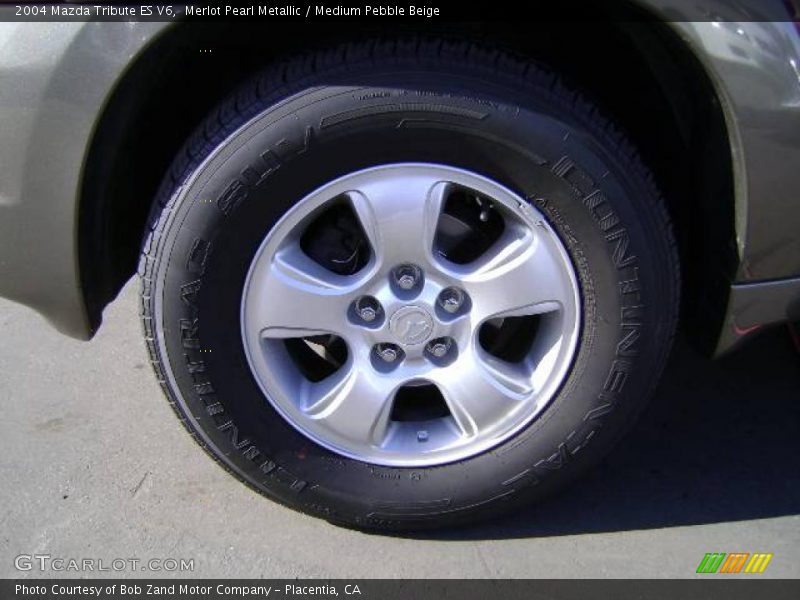Merlot Pearl Metallic / Medium Pebble Beige 2004 Mazda Tribute ES V6