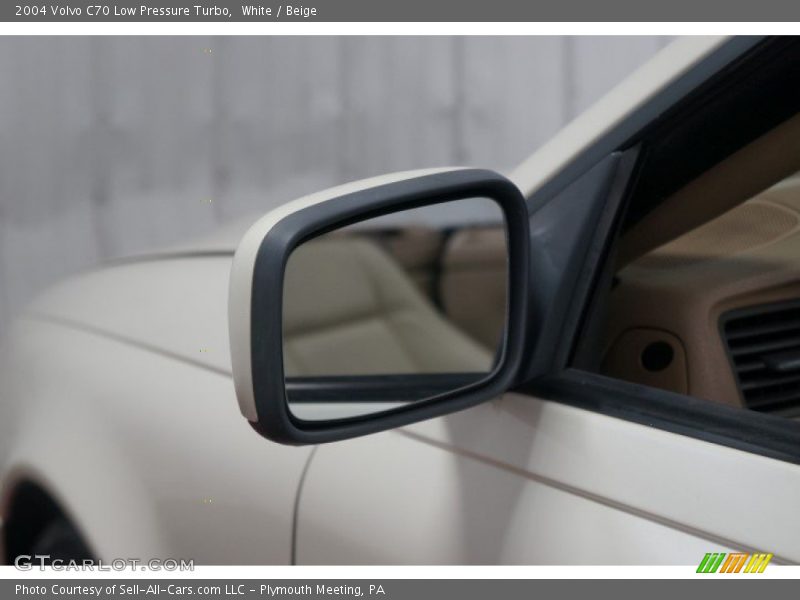 White / Beige 2004 Volvo C70 Low Pressure Turbo