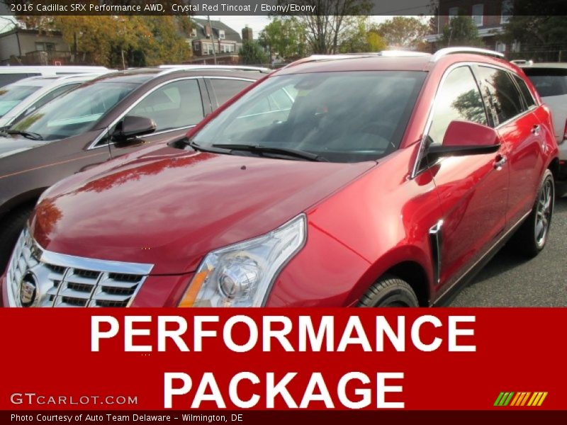 Crystal Red Tincoat / Ebony/Ebony 2016 Cadillac SRX Performance AWD