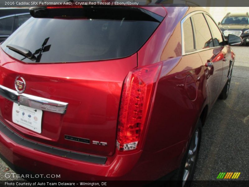 Crystal Red Tincoat / Ebony/Ebony 2016 Cadillac SRX Performance AWD