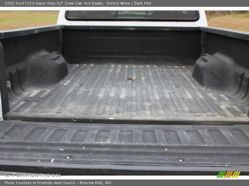Oxford White / Dark Flint 2003 Ford F350 Super Duty XLT Crew Cab 4x4 Dually