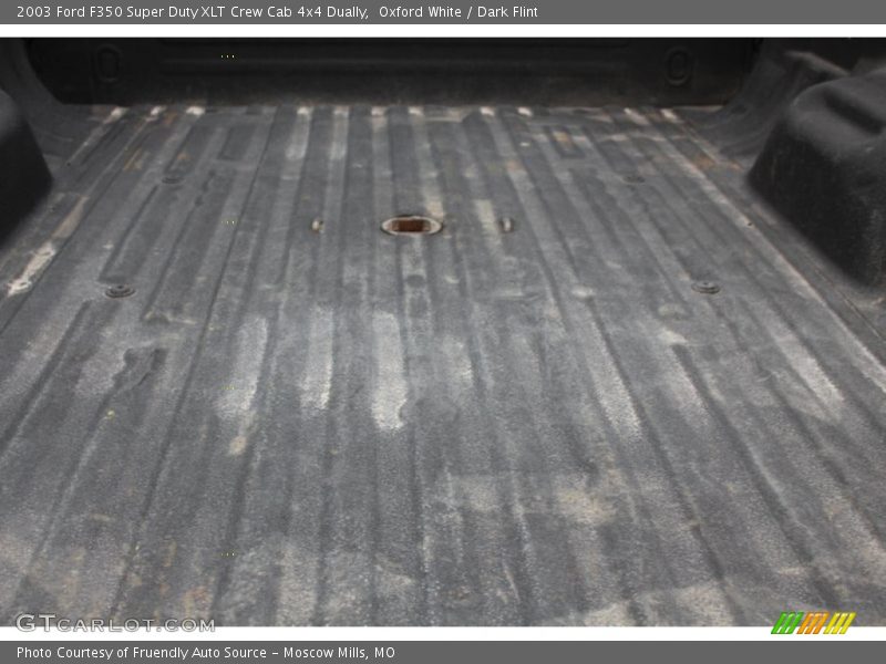 Oxford White / Dark Flint 2003 Ford F350 Super Duty XLT Crew Cab 4x4 Dually