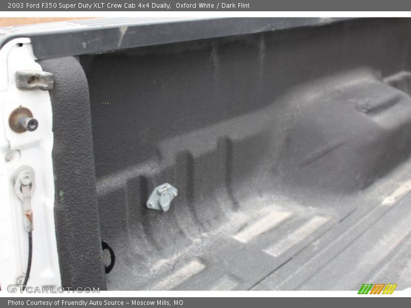 Oxford White / Dark Flint 2003 Ford F350 Super Duty XLT Crew Cab 4x4 Dually