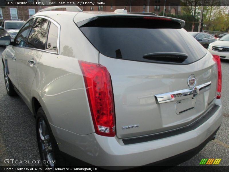 Silver Coast Metallic / Ebony/Ebony 2015 Cadillac SRX FWD