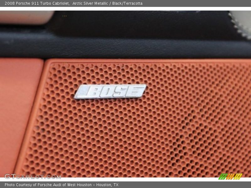 Arctic Silver Metallic / Black/Terracotta 2008 Porsche 911 Turbo Cabriolet
