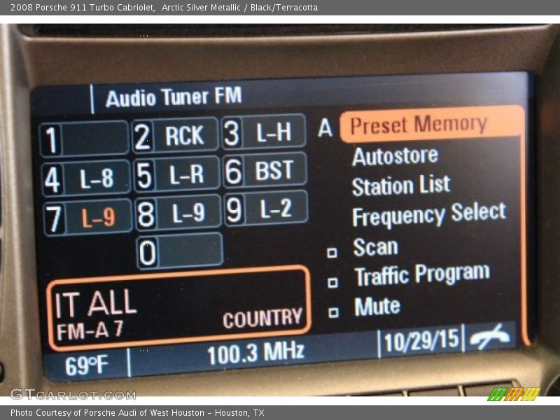 Arctic Silver Metallic / Black/Terracotta 2008 Porsche 911 Turbo Cabriolet