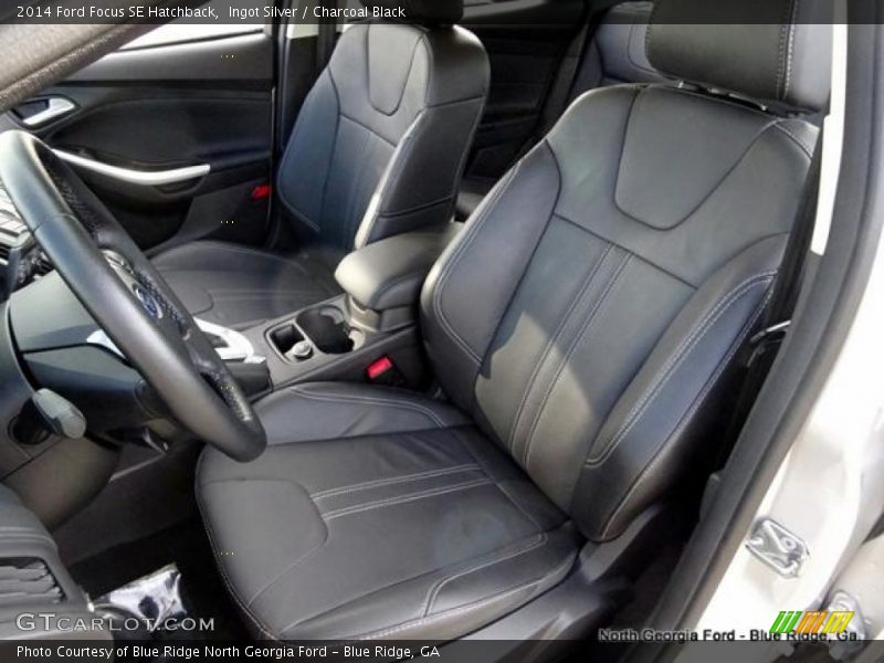 Ingot Silver / Charcoal Black 2014 Ford Focus SE Hatchback