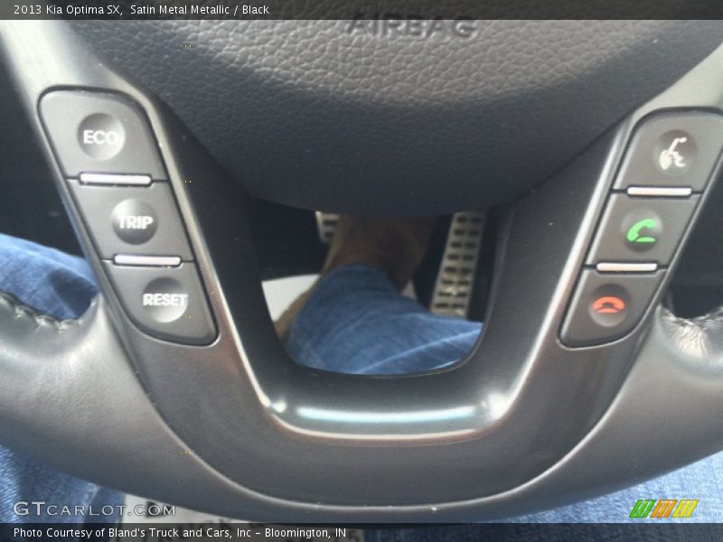 Satin Metal Metallic / Black 2013 Kia Optima SX