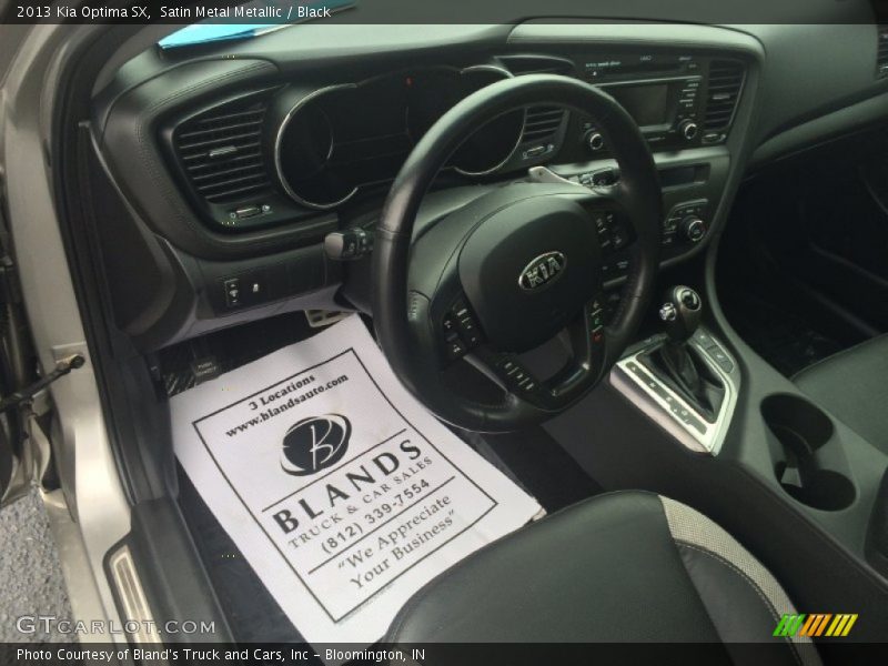 Satin Metal Metallic / Black 2013 Kia Optima SX