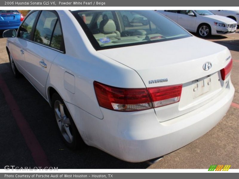 Powder White Pearl / Beige 2006 Hyundai Sonata GLS V6