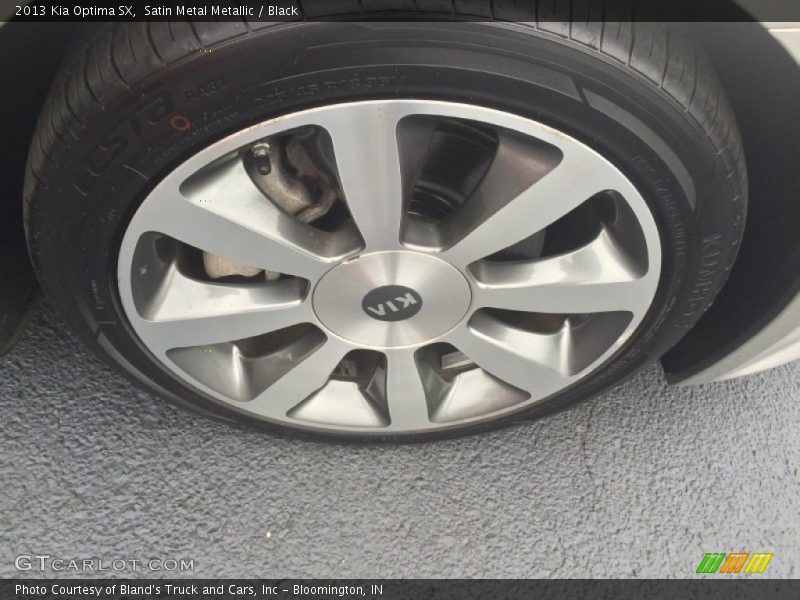 Satin Metal Metallic / Black 2013 Kia Optima SX