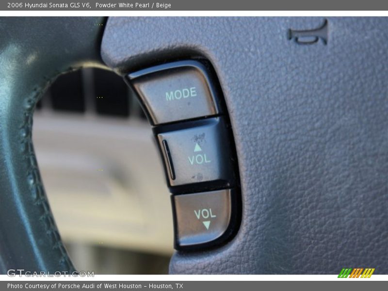 Powder White Pearl / Beige 2006 Hyundai Sonata GLS V6