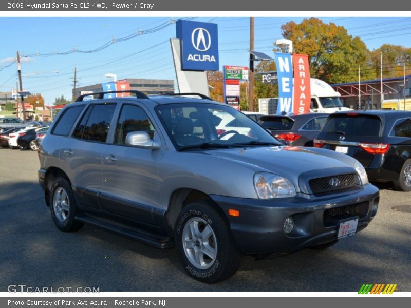 Pewter / Gray 2003 Hyundai Santa Fe GLS 4WD