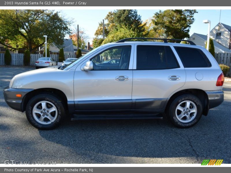 Pewter / Gray 2003 Hyundai Santa Fe GLS 4WD