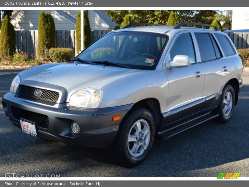 Pewter / Gray 2003 Hyundai Santa Fe GLS 4WD