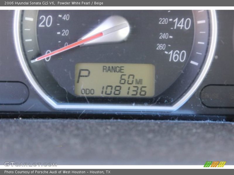 Powder White Pearl / Beige 2006 Hyundai Sonata GLS V6
