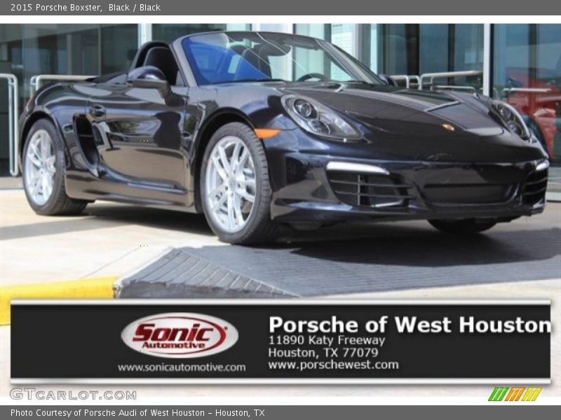 Black / Black 2015 Porsche Boxster