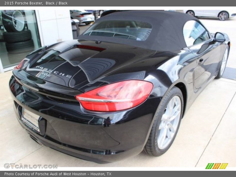 Black / Black 2015 Porsche Boxster