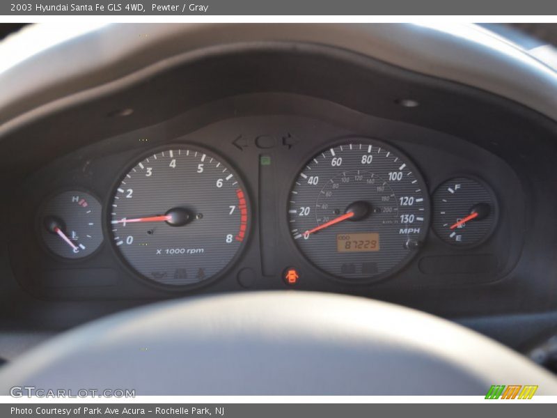 Pewter / Gray 2003 Hyundai Santa Fe GLS 4WD