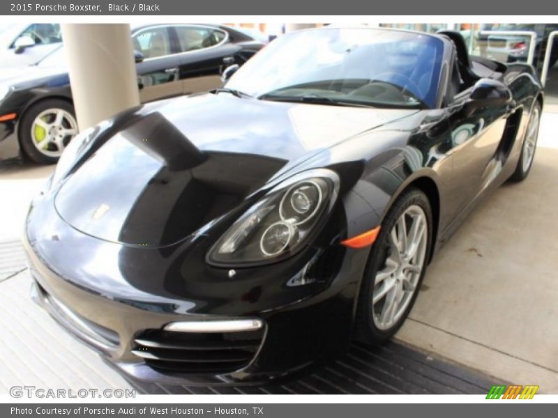 Black / Black 2015 Porsche Boxster
