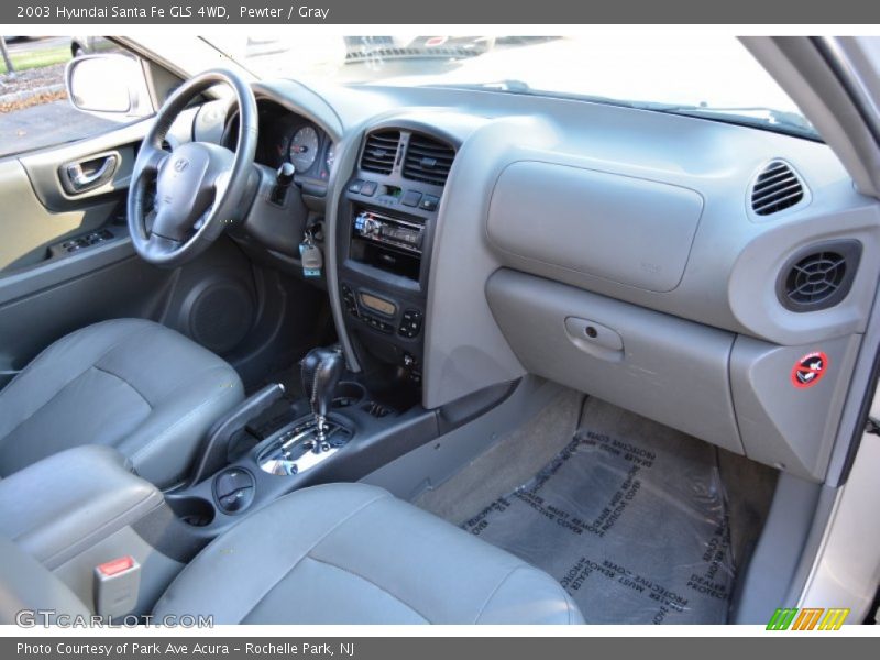 Pewter / Gray 2003 Hyundai Santa Fe GLS 4WD