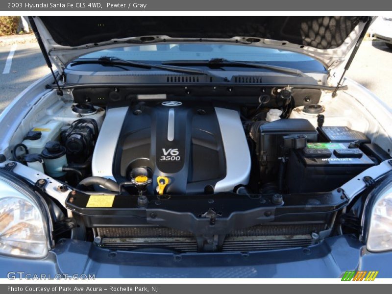 Pewter / Gray 2003 Hyundai Santa Fe GLS 4WD