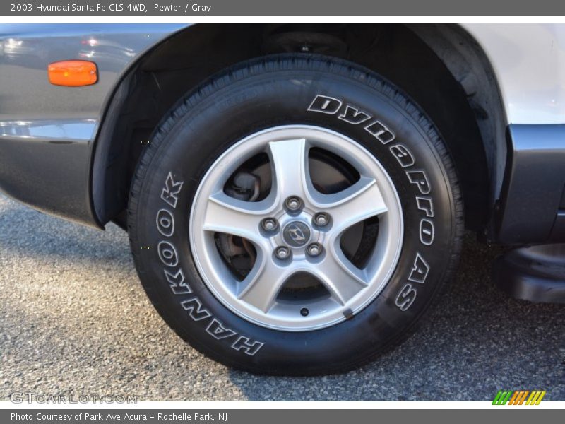 Pewter / Gray 2003 Hyundai Santa Fe GLS 4WD