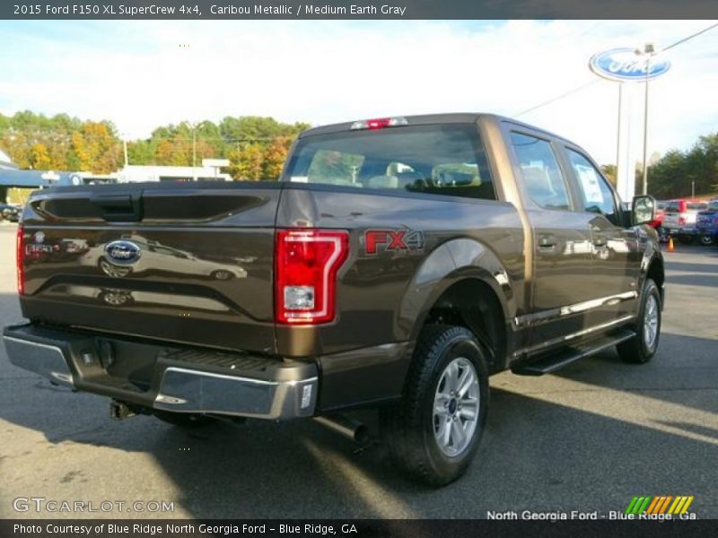 Caribou Metallic / Medium Earth Gray 2015 Ford F150 XL SuperCrew 4x4