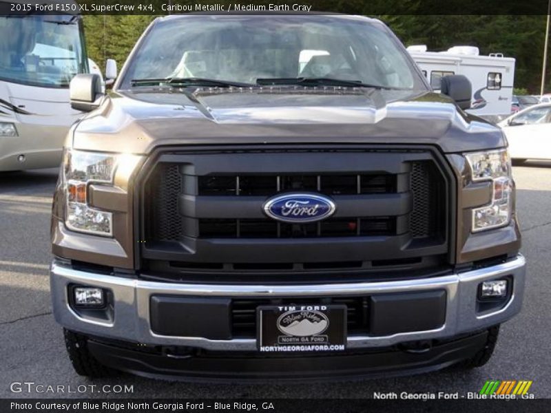 Caribou Metallic / Medium Earth Gray 2015 Ford F150 XL SuperCrew 4x4