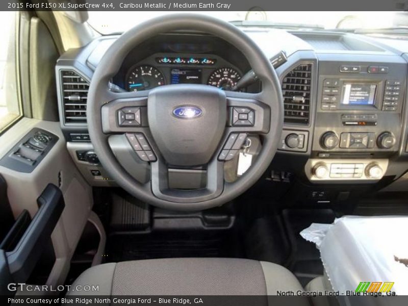 Caribou Metallic / Medium Earth Gray 2015 Ford F150 XL SuperCrew 4x4