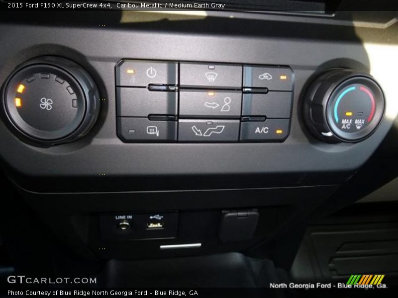 Caribou Metallic / Medium Earth Gray 2015 Ford F150 XL SuperCrew 4x4