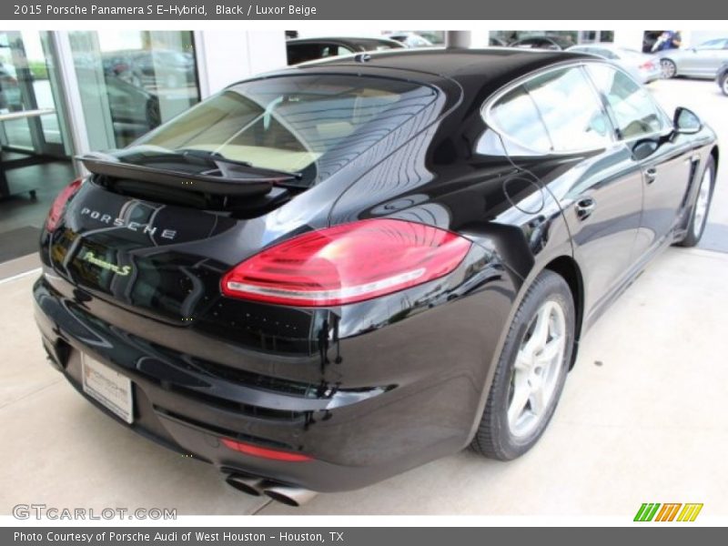 Black / Luxor Beige 2015 Porsche Panamera S E-Hybrid