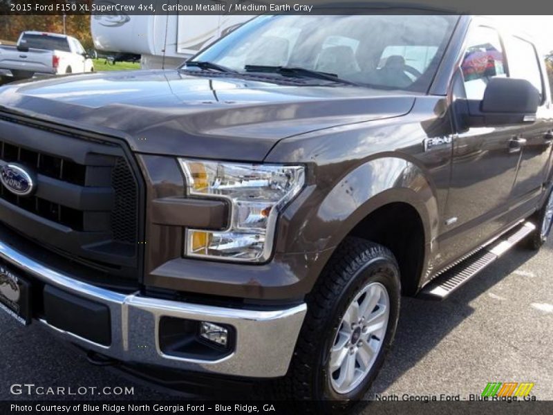 Caribou Metallic / Medium Earth Gray 2015 Ford F150 XL SuperCrew 4x4