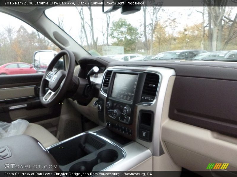 Black / Canyon Brown/Light Frost Beige 2016 Ram 2500 Laramie Crew Cab 4x4