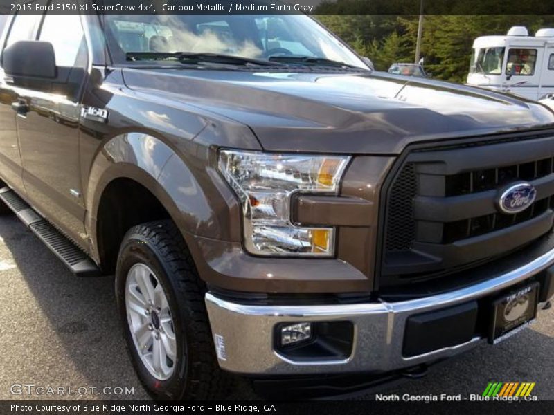 Caribou Metallic / Medium Earth Gray 2015 Ford F150 XL SuperCrew 4x4