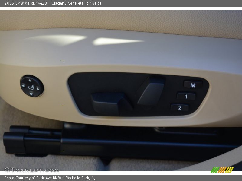 Glacier Silver Metallic / Beige 2015 BMW X1 xDrive28i