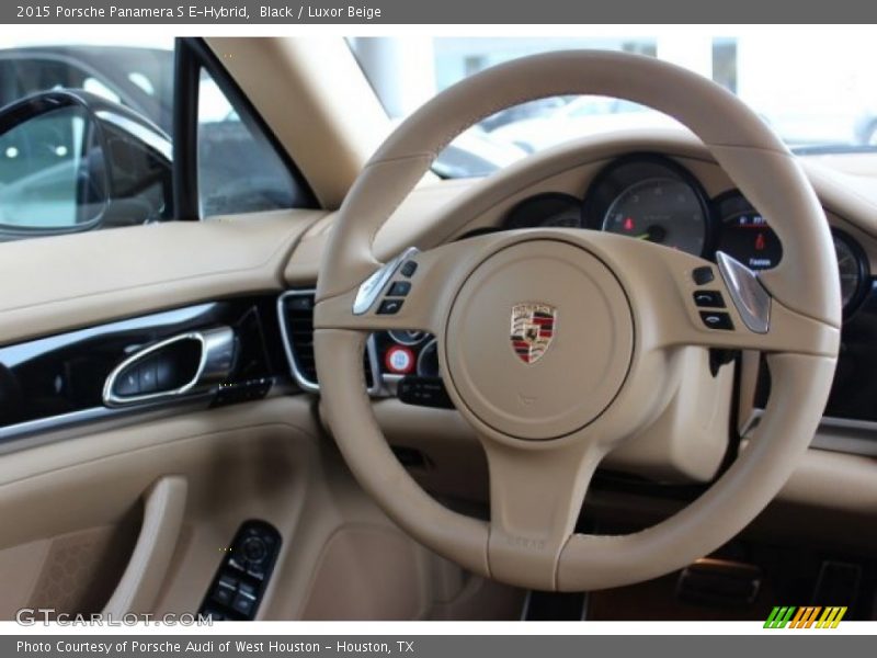 Black / Luxor Beige 2015 Porsche Panamera S E-Hybrid